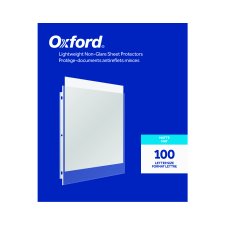 Oxford Light Page Protectors, Letter