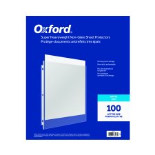 Oxford Super Heavy Page Protectors, Letter