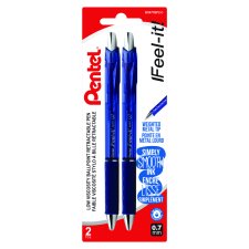 Pentel IFeel it! Retractable Ball Point Pen, Blue