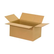 Kraft Corrugated Heavy Duty Shipping Boxes, 12" x 9" x 9"