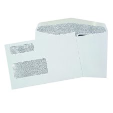 Supremex T4 Double Window Envelopes, 25/pkg