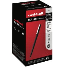 uni-ball Roller Recycled Pen, Black