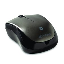 Verbatim® Bluetooth® Tablet Multi-Trac Blue LED Optical Mouse, Graphite