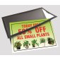Artistic Counter Display, 8-1/2" x 11", Black