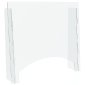 Deflecto Countertop Safety Barrier with Pass-through, 27" x 24" 