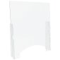 Deflecto Countertop Safety Barrier with Pass-through, 31-3/4" x 36"