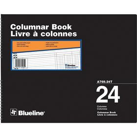 Blueline A769 Series Columnar Books, 24 Columns
