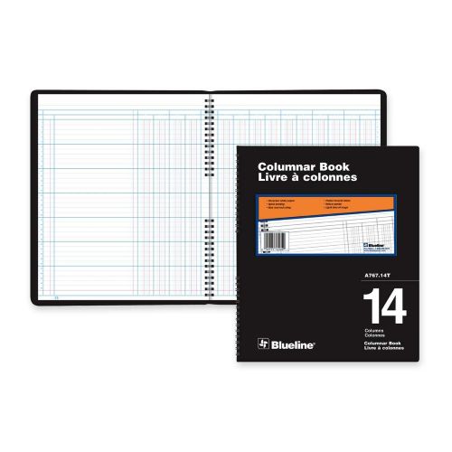 Blueline A767 Series Columnar Books, 14 Columns