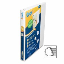  Quickfit D-Ring View Binders, 5/8" 