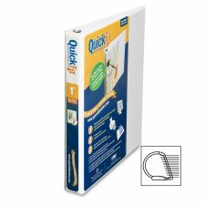  Quickfit D-Ring View Binders, 1" 