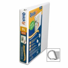  Quickfit D-Ring View Binders, 1 1/2" 