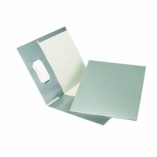 Oxford 100% Recycled High Gloss Folders, Grey