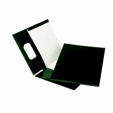 Oxford 100% Recycled High Gloss Folders, Green
