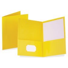 Twin Pocket Porfolio, Yellow