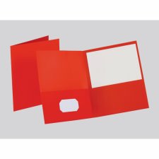 Oxford Twin Pocket Portfolio, Red