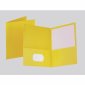 Oxford Twin Pocket Portfolio, Yellow