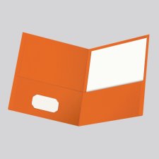 Oxford Twin Pocket Portfolio, Orange