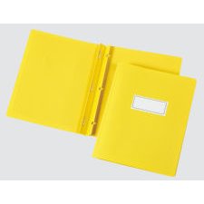 Oxford Panel & Border Report Cover, Letter Yellow