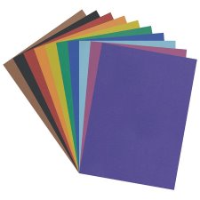 Pacon 4-Ply Railroad Board, Assorted Colours, 22" x 28", 25/pkg