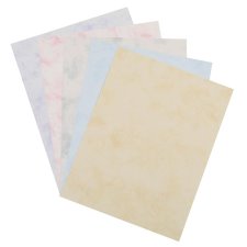 Pacon Marble Card Stock, 5 colours, 8-1/2" x 11", 100 Sheets