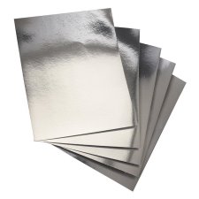 Hygloss Metallic Foil Poster Board Silver