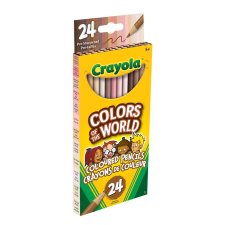 Colours of the World Skin Tone Crayons, 24/pkg