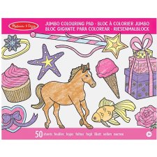 Melissa & Doug Pink Jumbo Colouring Pad