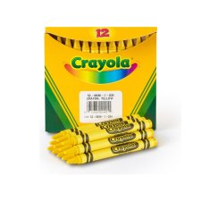 Crayola Bulk Crayons Standard Size 12 per package Yellow