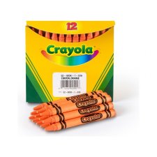 Crayola Bulk Crayons Standard Size 12 per package Orange