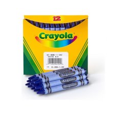 Crayola Bulk Crayons Standard Size 12 per package Blue