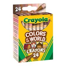 Colours of the World Skin Tone Crayons, 24/pkg.