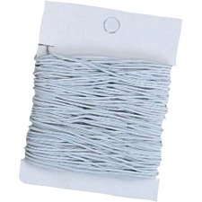 Creativity Street White Elastic Beading Cord