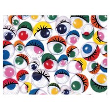 Creativity Street Painted Assorted Wiggle Eyes 100 per package