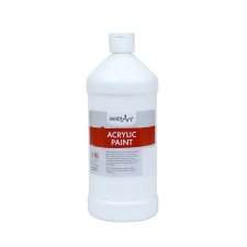 Handy Art Acrylic Paint. Blockout White. 946ml.