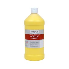 Handy Art Acrylic Paint. Chrome Yellow. 946ml.