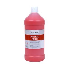 Handy Art Acrylic Paint. Vermillion. 946ml.