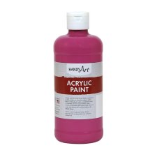 Handy Art Acrylic Paint. Magenta. 473ml.