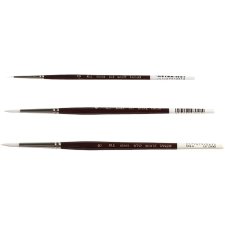 White Taklon Watercolour Brush Round Series 970 Size 10/0