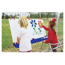 Constructive Playthings Outdoor Double Fence Easel