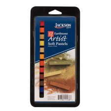 Jackson Pastel Sketch Stick,?Earthtones, Set of 12