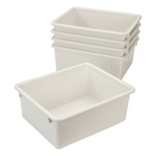 Deep Storage Tray - White