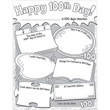Teacher Created Resources, Happy 100th Day Poster Pack