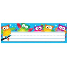 TREND Owl-Stars! Desk Toppers Name Plates