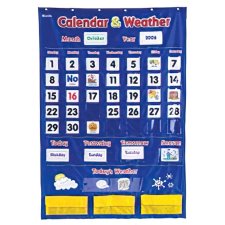 Learning Resources Calendar & Weather Pocket Chart