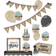 Simply Stylish Birthday Bulletin Board, 79/Set