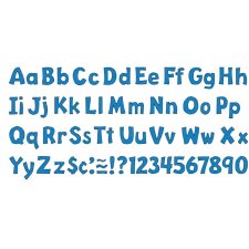 TREND Ready Letters 4" Playful Combo Pack Blue