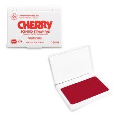 Scented Stamp Pad, 3 3/4"L x 2 1/4"W, Red/Cherry