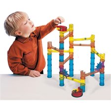 Quercetti Transparent Marble Run 41pc