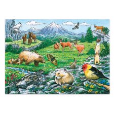 Rocky Mountain Wildlife Puzzle 35 pieces