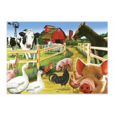 Farmyard Welcome Puzzle  35 pieces